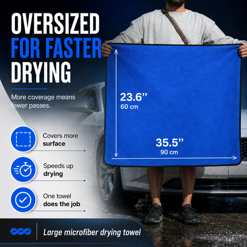 One-Pass Car Drying Towel